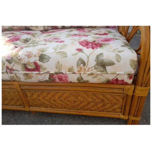 Угловой диван CRUZO Аскания со столиком натуральный ротанг королевский дуб - Фото №16