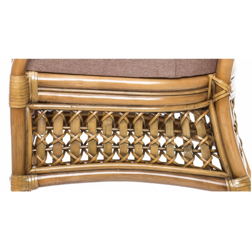 Обеденный комплект CRUZO Ацтека стол и 6 стульев натуральный ротанг светло коричневый  - Фото №3