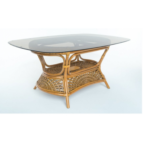 Обеденный комплект CRUZO Ацтека стол и 6 стульев натуральный ротанг светло коричневый  - Фото №10