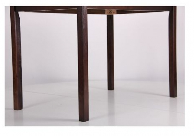 Комплект обеденный Брауни (стол+4 стула) темный шоколад/латте - Фото №2
