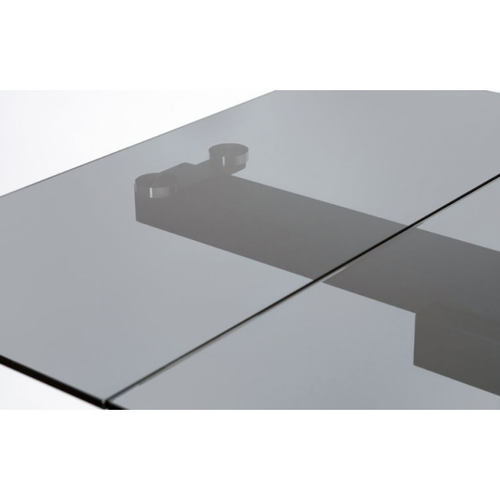 Стол раскладной со стеклянной столешницей Glassy Keen Глэсси Кин чёрный 1600(+400+400)*900*h750 мм - Фото №3