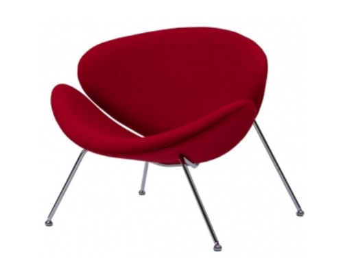 Мягкое кресло для лаунж зон FOSTER (Фостер) ткань красная - Фото №1