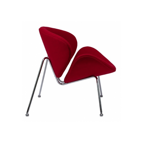 Мягкое кресло для лаунж зон FOSTER (Фостер) ткань красная - Фото №3