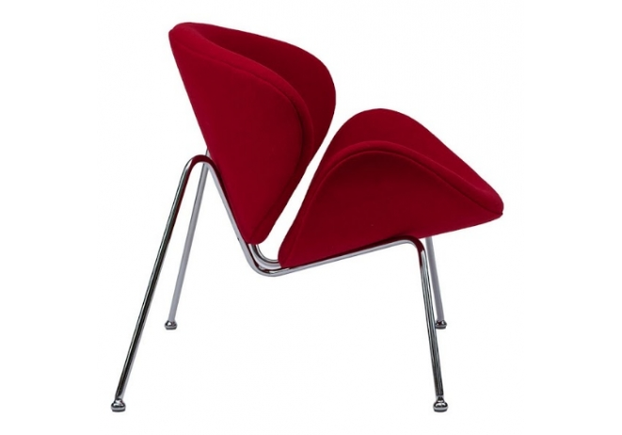 Мягкое кресло для лаунж зон FOSTER (Фостер) ткань красная - Фото №2
