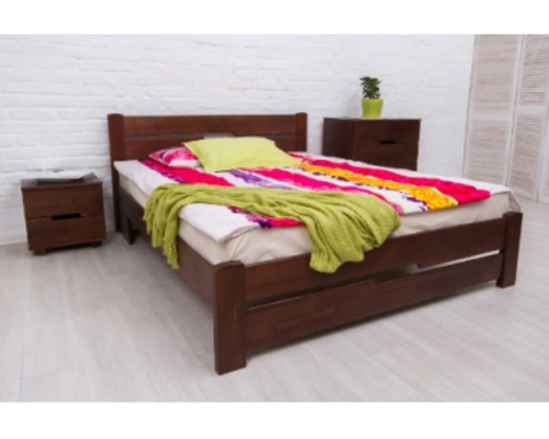 Кровать Айрис с изножьем 160x200 см темный орех - Фото №1