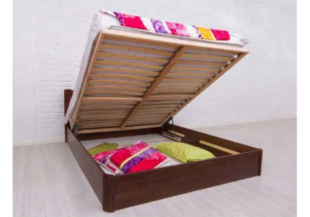 Кровать Айрис с подъемным механизмом 160x200 см темный орех - Фото №2