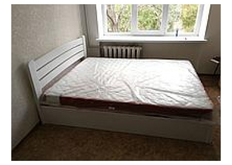 Фото Кровать из массива бука София с подъемным механизмом 160*200 см белая