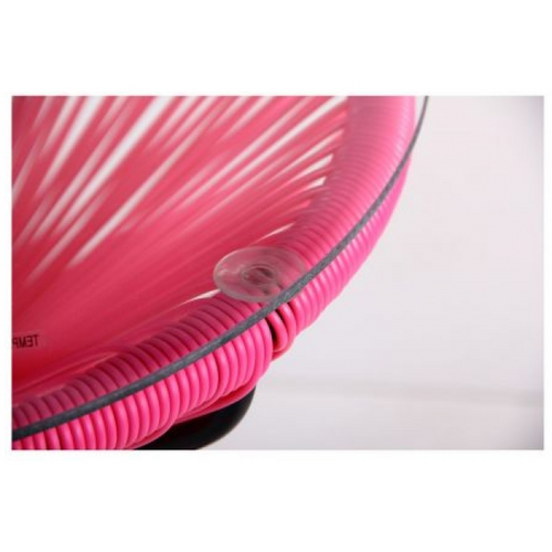 Стол Agave каркас черный/ротанг розовый - Фото №5