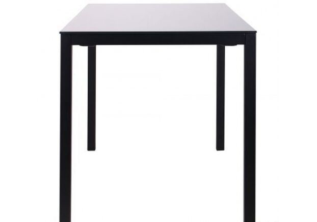 Стол обеденный Родос DT-101 черный/стекло антрацит - Фото №2