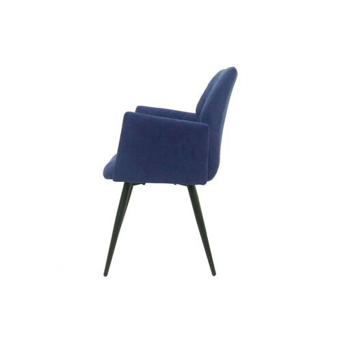 Кресло обеденное GLORY (Глори) ткань синяя - Фото №2