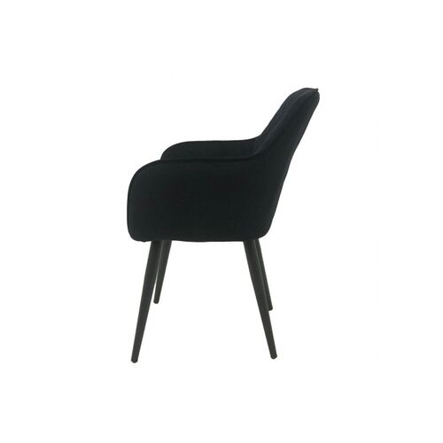  Кресло обеденное ANTIBA (Антиба) ткань черная - Фото №3