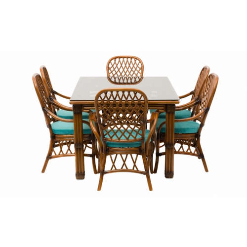 Обеденный комплект Феофания Премиум (стол, 2 кресла, 4 стула), цвет-орех - Фото №9