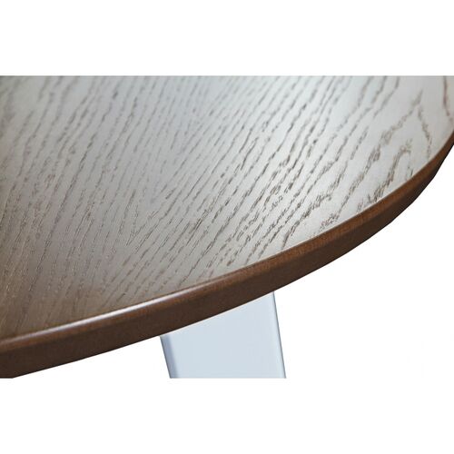 Стол обеденный деревянный круглый Мелитополь Мебель Модерн 90*90 см бук-серый CO-293.1BS - Фото №2