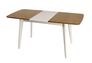 Стол обеденный Мелитополь Мебель Модерн 120(160)*75 см столешница комбинированная бук-белый CO-293.3BW  - Фото №5