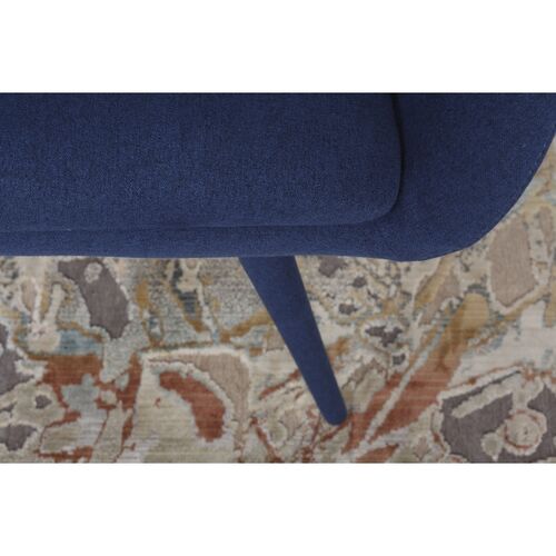 Кресло - банкетка MAIORICA (1310*610*810 текстиль) темно-синий - Фото №5