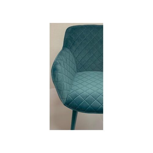 Кресло BAVARIA (58*65*80 cm текстиль) бирюза - Фото №2