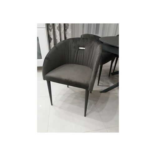 Кресло ELBE (58*59*75 cm текстиль) антрацит - Фото №2