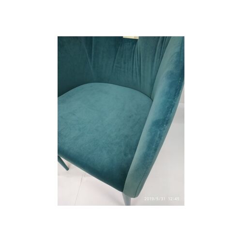 Кресло ELBE (58*59*75 cm текстиль) бирюза - Фото №3