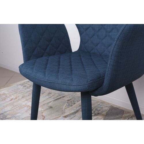 Кресло VALENCIA (60*68*88 cm - текстиль) синий - Фото №5