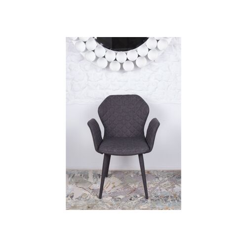 Крісло VALENCIA (60*68*88 cm - текстиль) темно-сірий - Фото №2