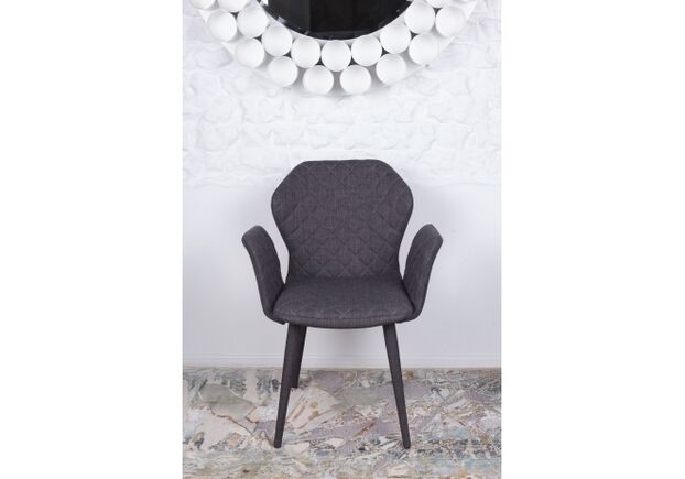 Кресло VALENCIA (60*68*88 cm - текстиль) темно-серый - Фото №2