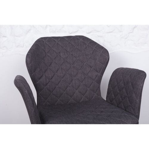 Крісло VALENCIA (60*68*88 cm - текстиль) темно-сірий - Фото №3