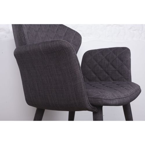 Кресло VALENCIA (60*68*88 cm - текстиль) темно-серый - Фото №6