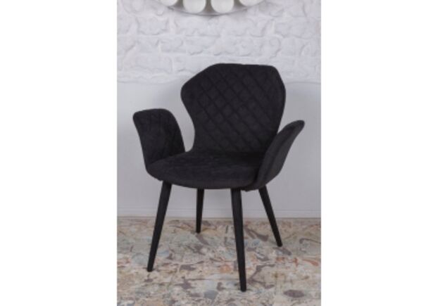 Кресло VALENCIA (60*68*88 cm - текстиль) черный - Фото №1
