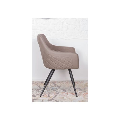 Кресло МAYA (56*60*86 cm - текстиль/экокожа) мокко - Фото №2