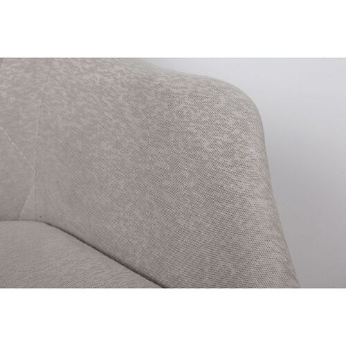 Кресло поворотное ALMERIA (610*605*880 текстиль) беж - Фото №6