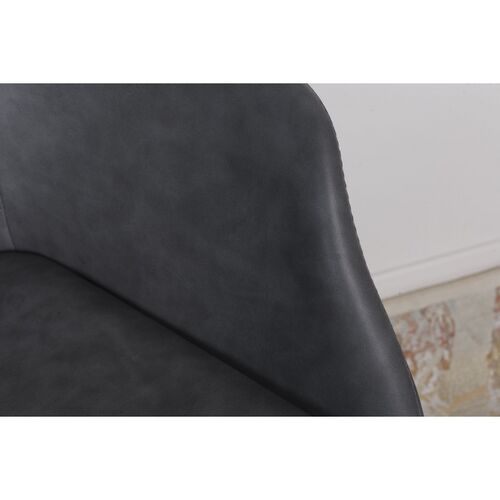 Кресло поворотное ALMERIA (610*605*880) серый - Фото №4
