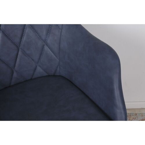Кресло поворотное ALMERIA (610*605*880) синий - Фото №4