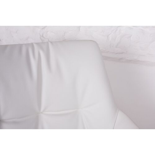 Кресло поворотное LEON (600*550*890)  белый - Фото №3