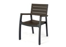 фото стул цвета серый с коричневым