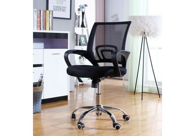 Офісне крісло Аррора чорне - Фото №2
