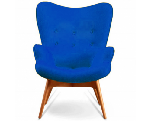 Крісло з високою спинкою Флоріно синє - Фото №1