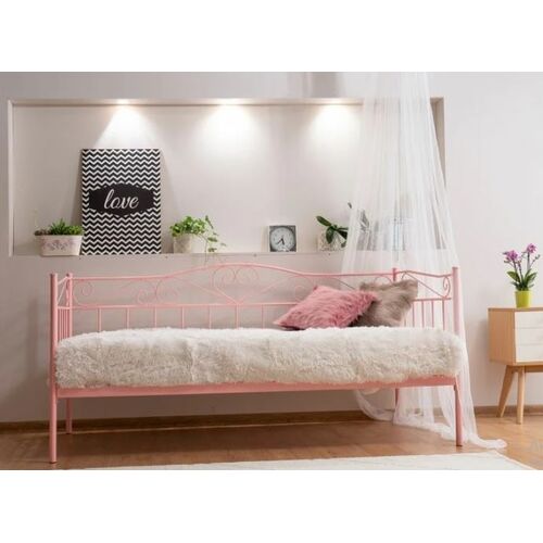 Односпальная кровать Birma 90X200 розовый - Фото №4