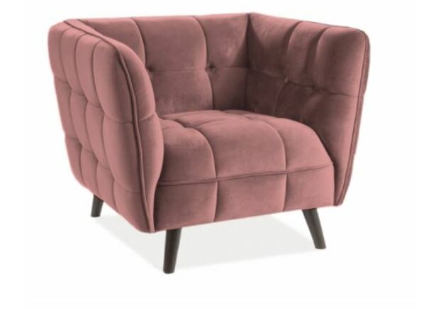 Кресло Castello Velvet 1 античный розовый - Фото №1