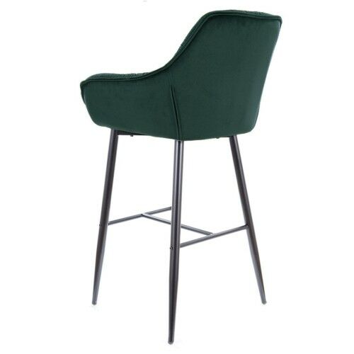 Барный стул Cherry H-1 Velvet Bluvel 78 зеленый - Фото №2