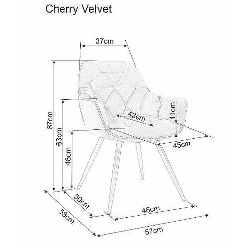 Кресло Signal Cherry черный - Фото №10