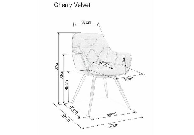 Кресло Signal Cherry черный - Фото №2