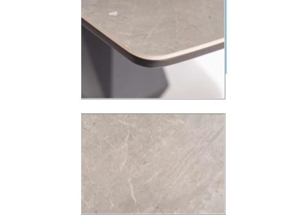 Стол обеденный Signal Cortez Ceramic керамика серый/антрацит - Фото №2