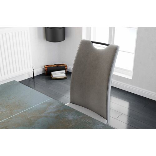 Кресло H-090 Velvet Bluvel 14 серый - Фото №2
