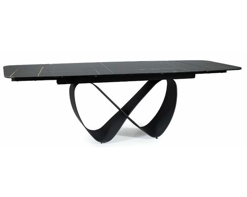 Стіл керамічний Signal Infnity Ceramic 160(240)*95 см чорний матовий - Фото №1