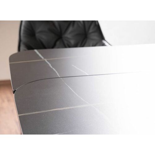 Стіл керамічний Signal Infnity Ceramic 160(240)*95 см чорний матовий - Фото №12