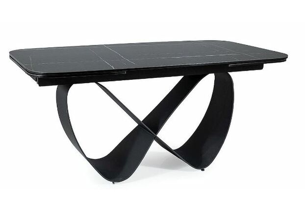 Стіл керамічний Signal Infnity Ceramic 160(240)*95 см чорний матовий - Фото №2