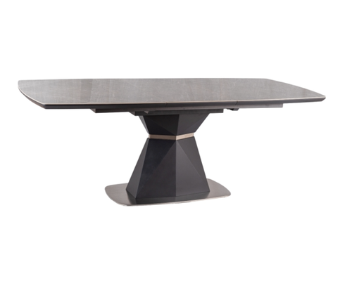 Стол обеденный Signal Cortez Ceramic керамика серый/антрацит - Фото №1