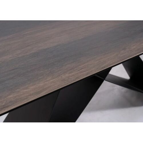 Стіл керамічний Signal Westin Ceramic 180(260)*90 см efekt drewna/czarny mat - Фото №5