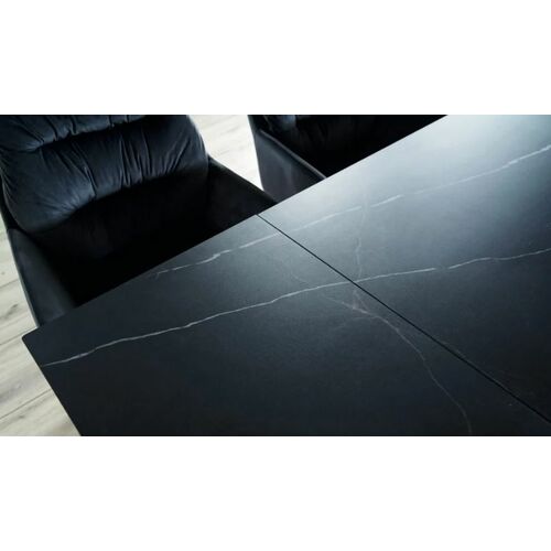 Стіл керамічний Signal Westin Ceramic 160(240)*90 см Sahara Noir/czarny mat - Фото №4