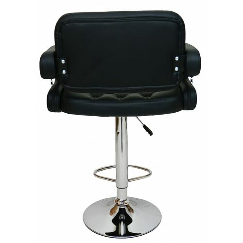 Барный стул со спинкой Bonro B-064 черный - Фото №4